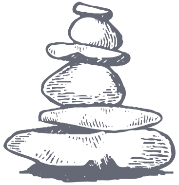 rocks stacked